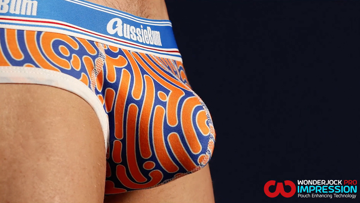 Slipy AussieBum s kapsou Wonder Jock PRO IMPRESSION Orange13